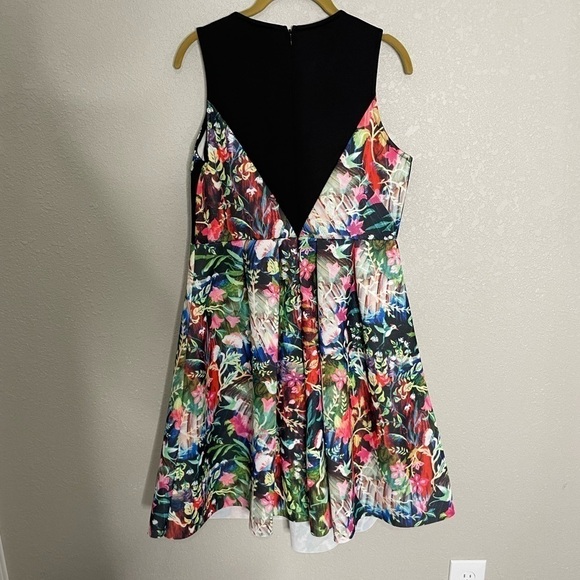 ASOS Maternity Fit Flare Floral Dress 8 - Picture 5 of 5